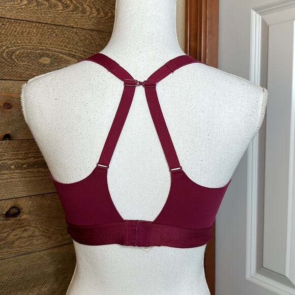 Lululemon Fine Form Bra Star Ruby Scoop Neck Stretch Size 36D - Picture 8 of 11